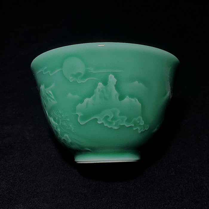 green dragon tea cup