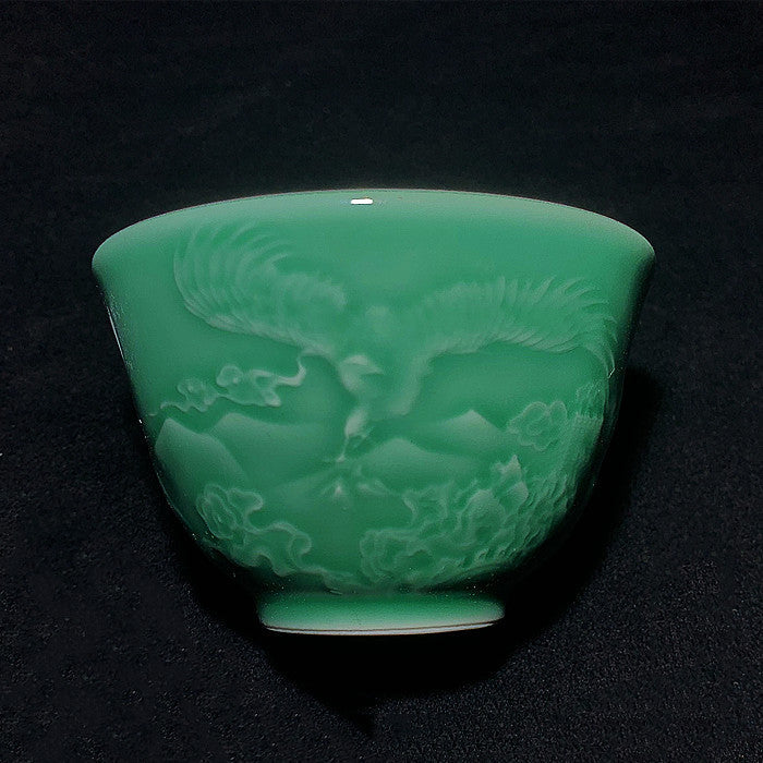 green dragon tea cup